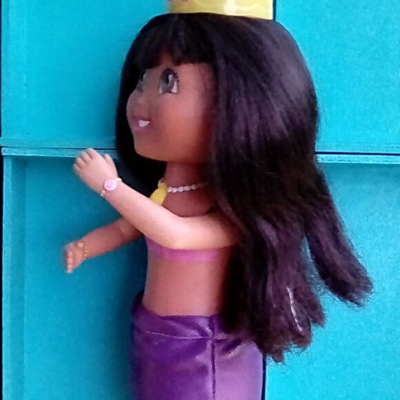 Dora Doll Mermaid 12in talking singing Sparkle & Twirl - Picture 6 of 8